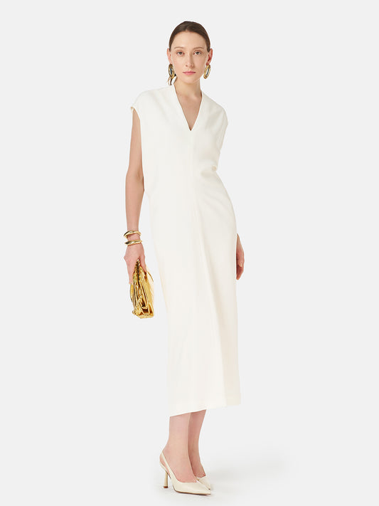 A-line Cut Midi Dress