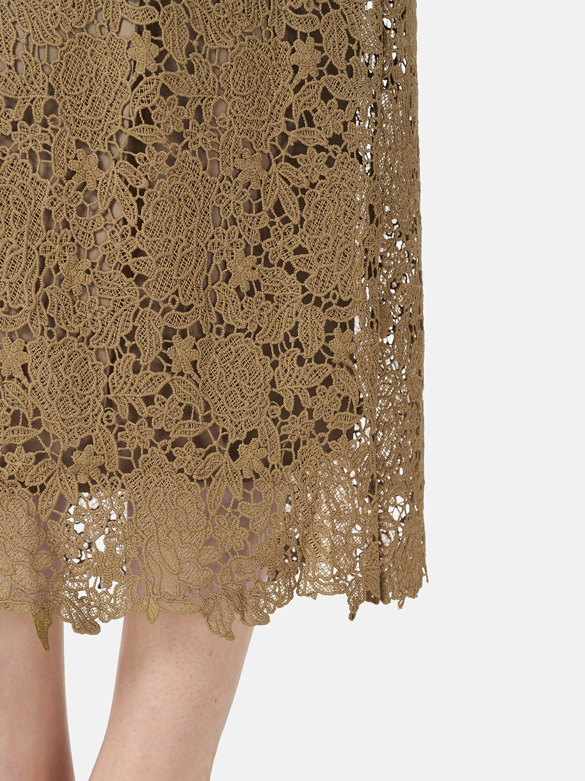 Floral Lace Half Skirt