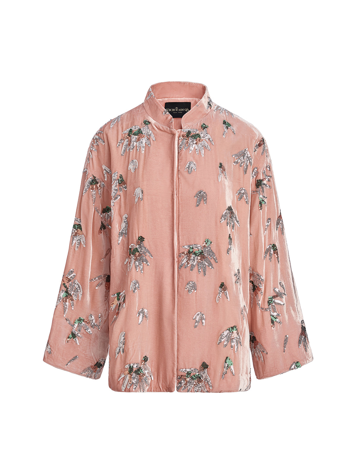 Elegant Velvet Embroidered Chinese Jacket