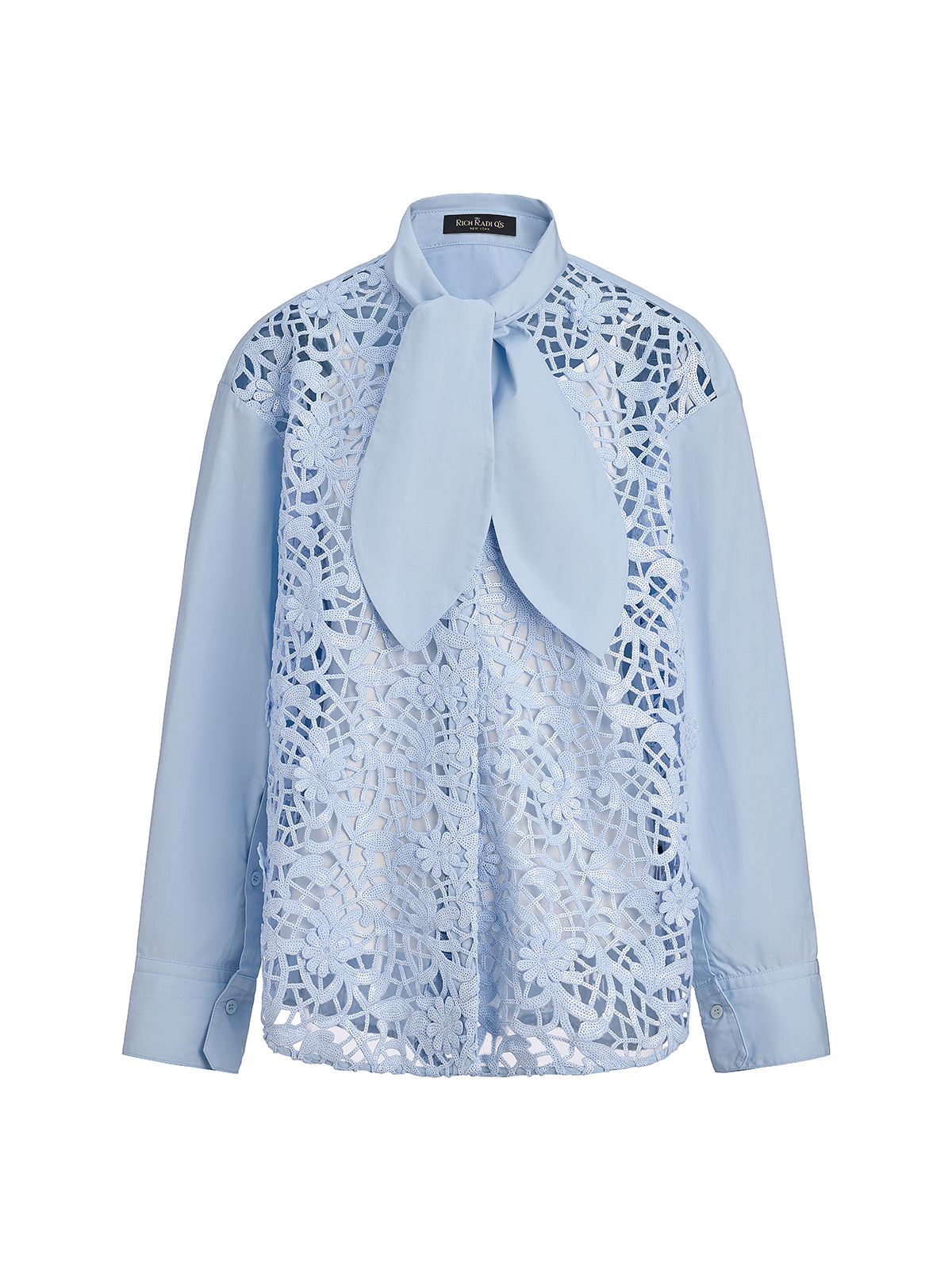 Chic Commuter Sequin-Detail Blouse (Includes Inner Tank)