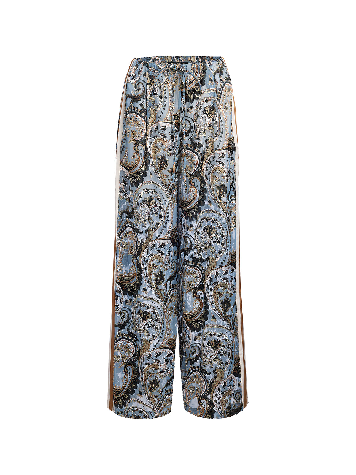 Versatile Bohemian Print Wide Leg Pants