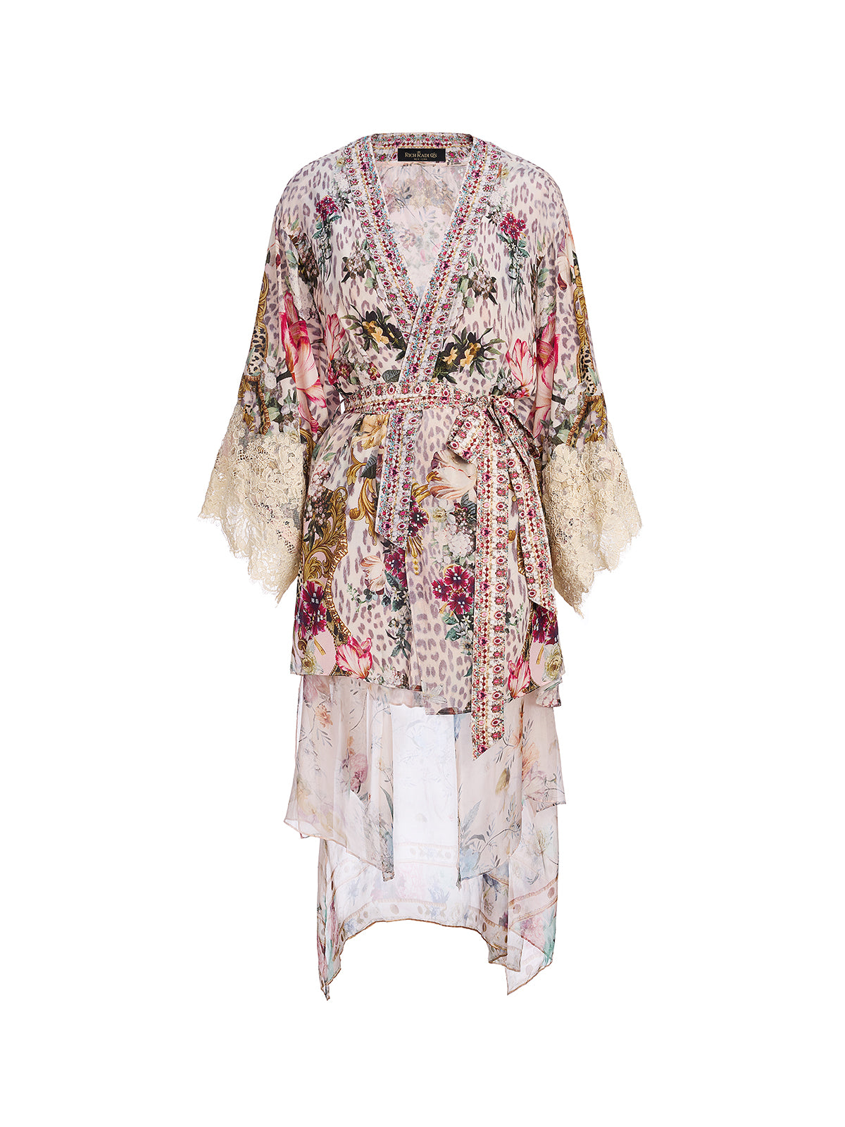 French Romantic Elegant Floral Dress