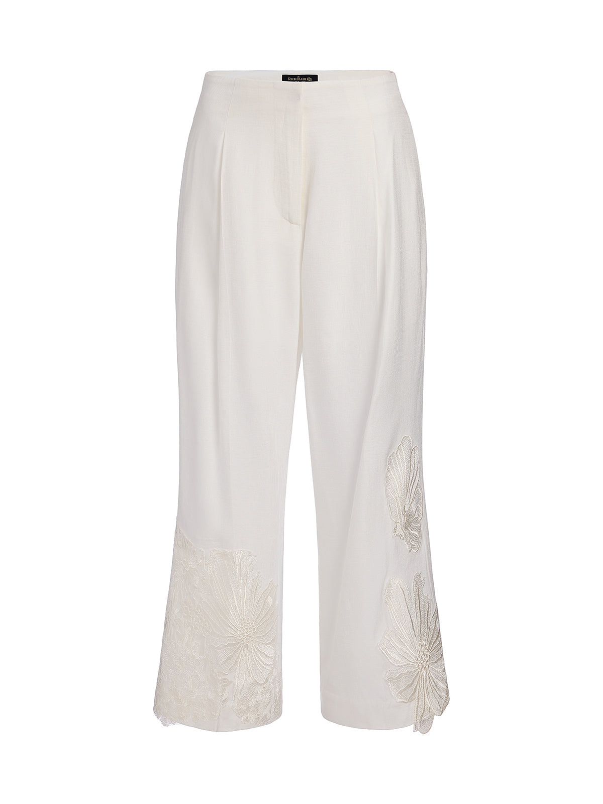Luxe Elegant Embroidered Long Pants