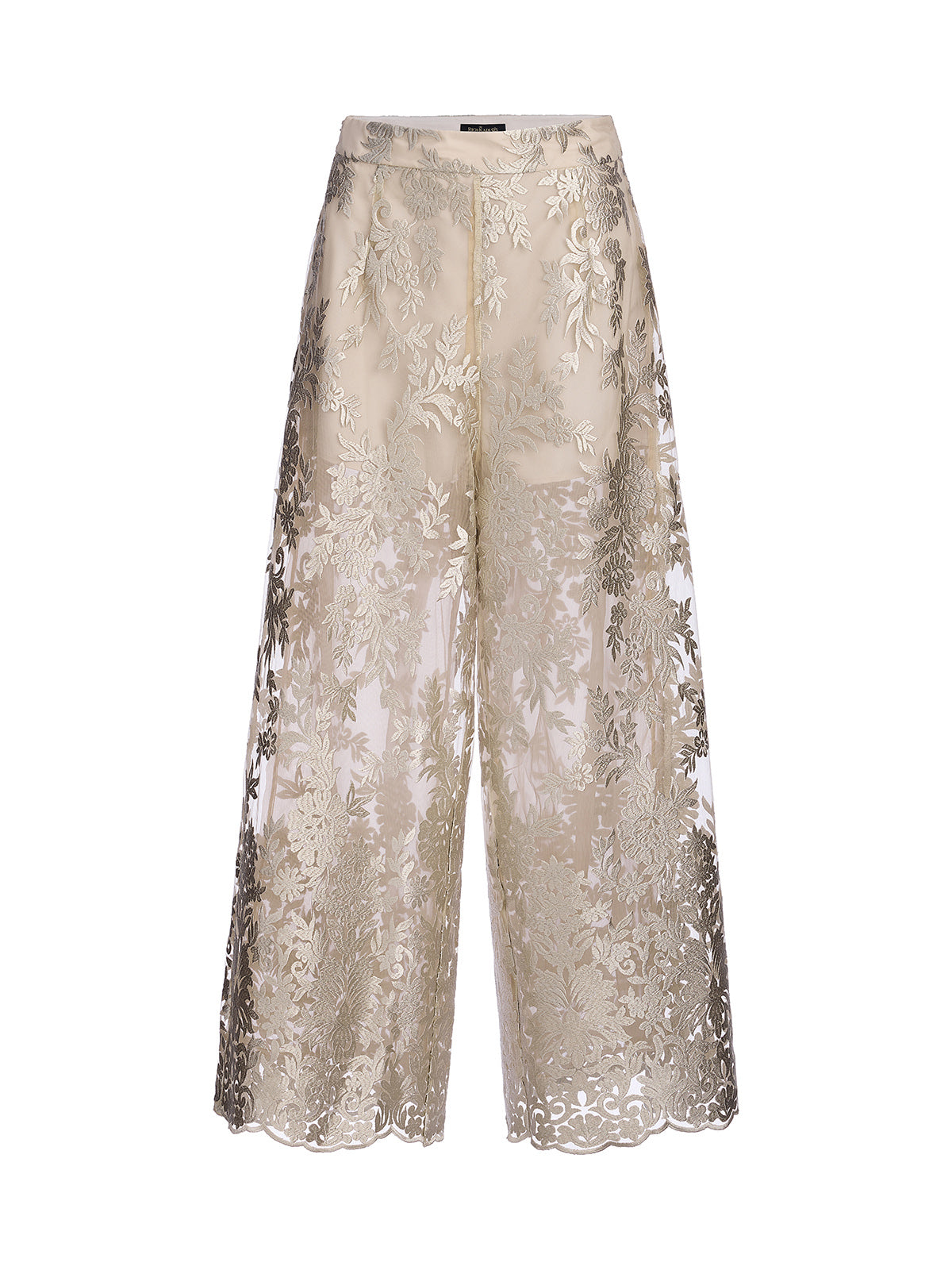 Vintage Embroidered Relaxed Trousers