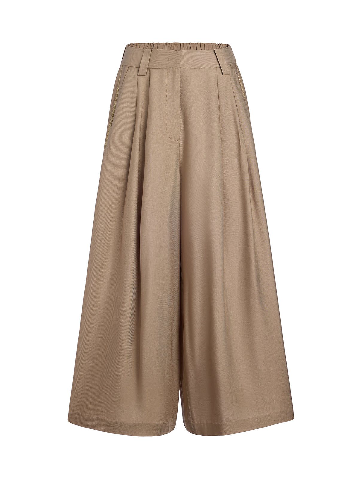 Vintage Metal-Chain Wide Pants