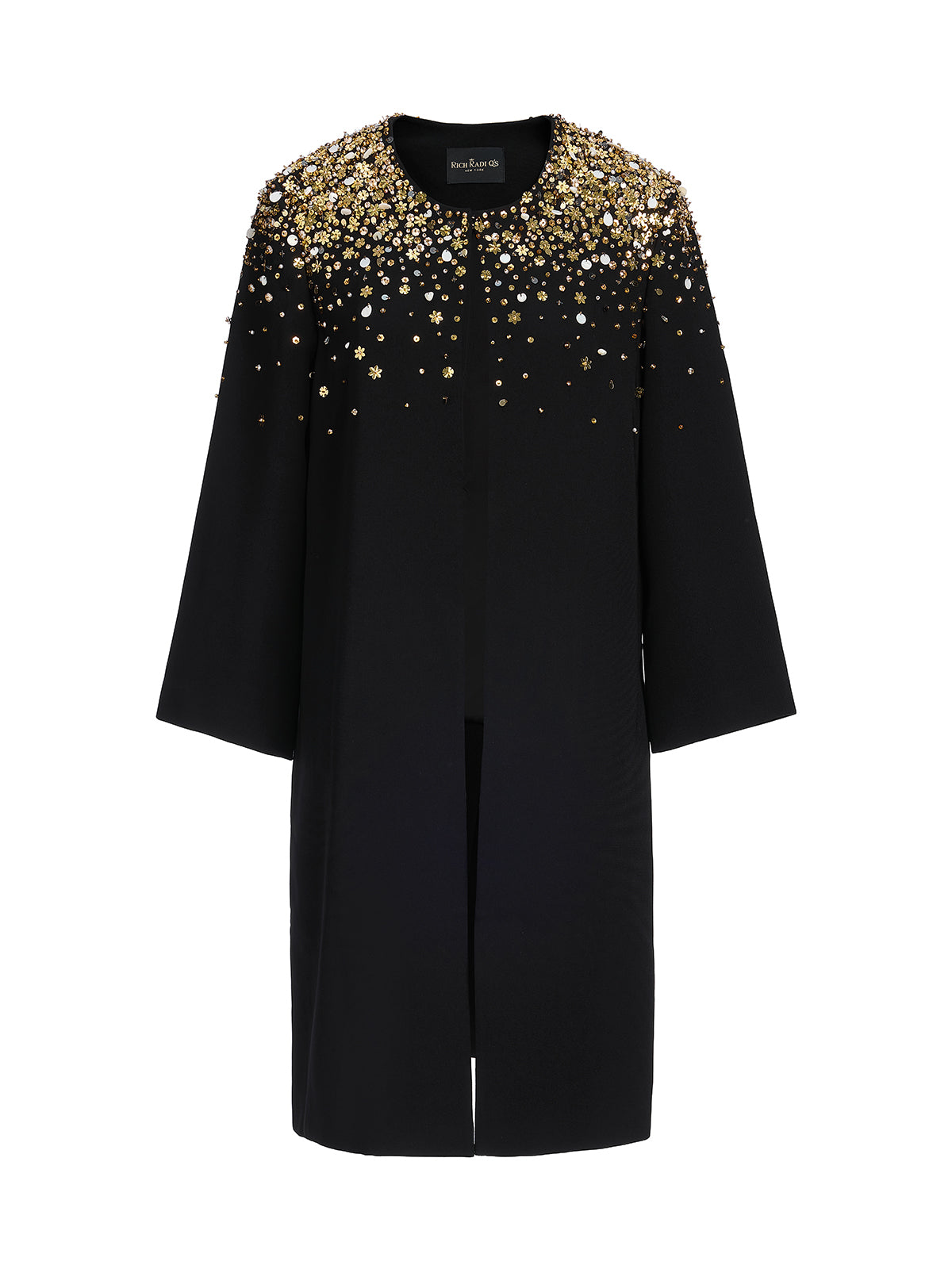 Gold Gradient Hand-Beaded Jacket