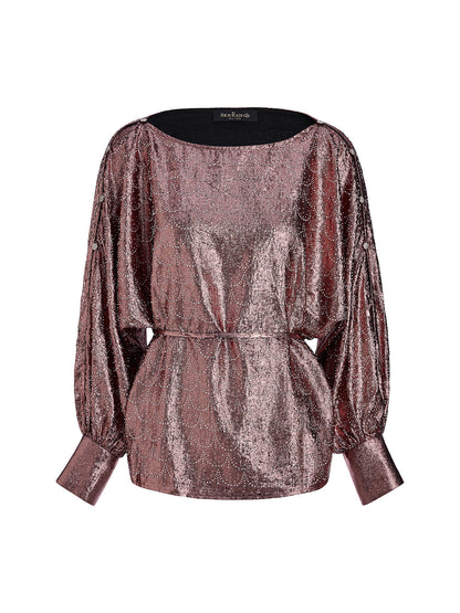Off-Shoulder Rhinestone Top