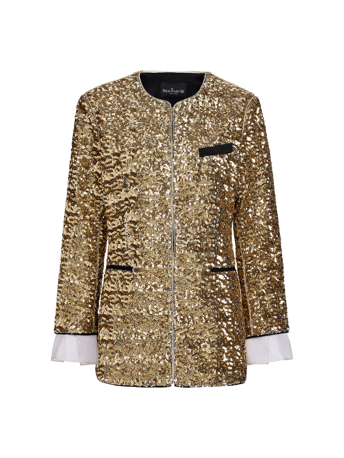 Light Luxury Sequin Heavy-Duty Blazer