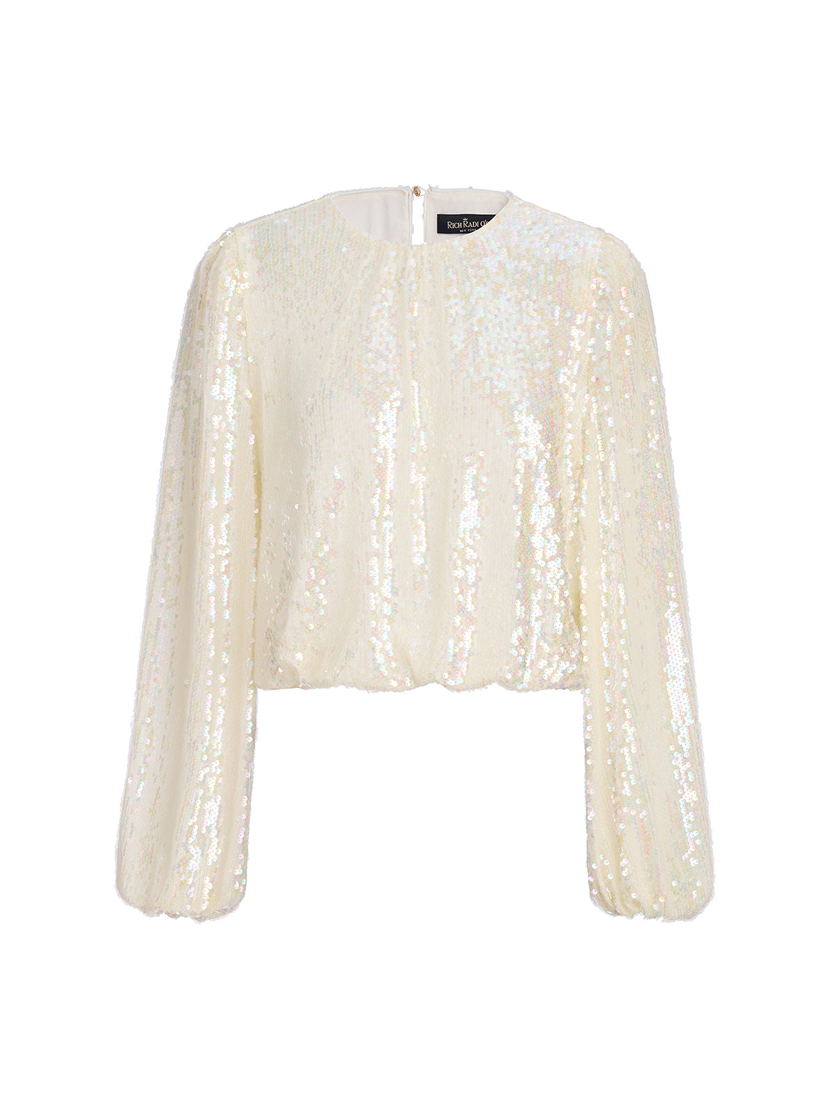 Colorful Sequin Neo Chinese Style Top