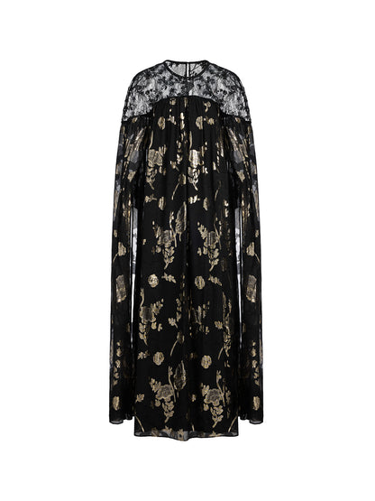 Limited Edition Silk Jacquard Gown