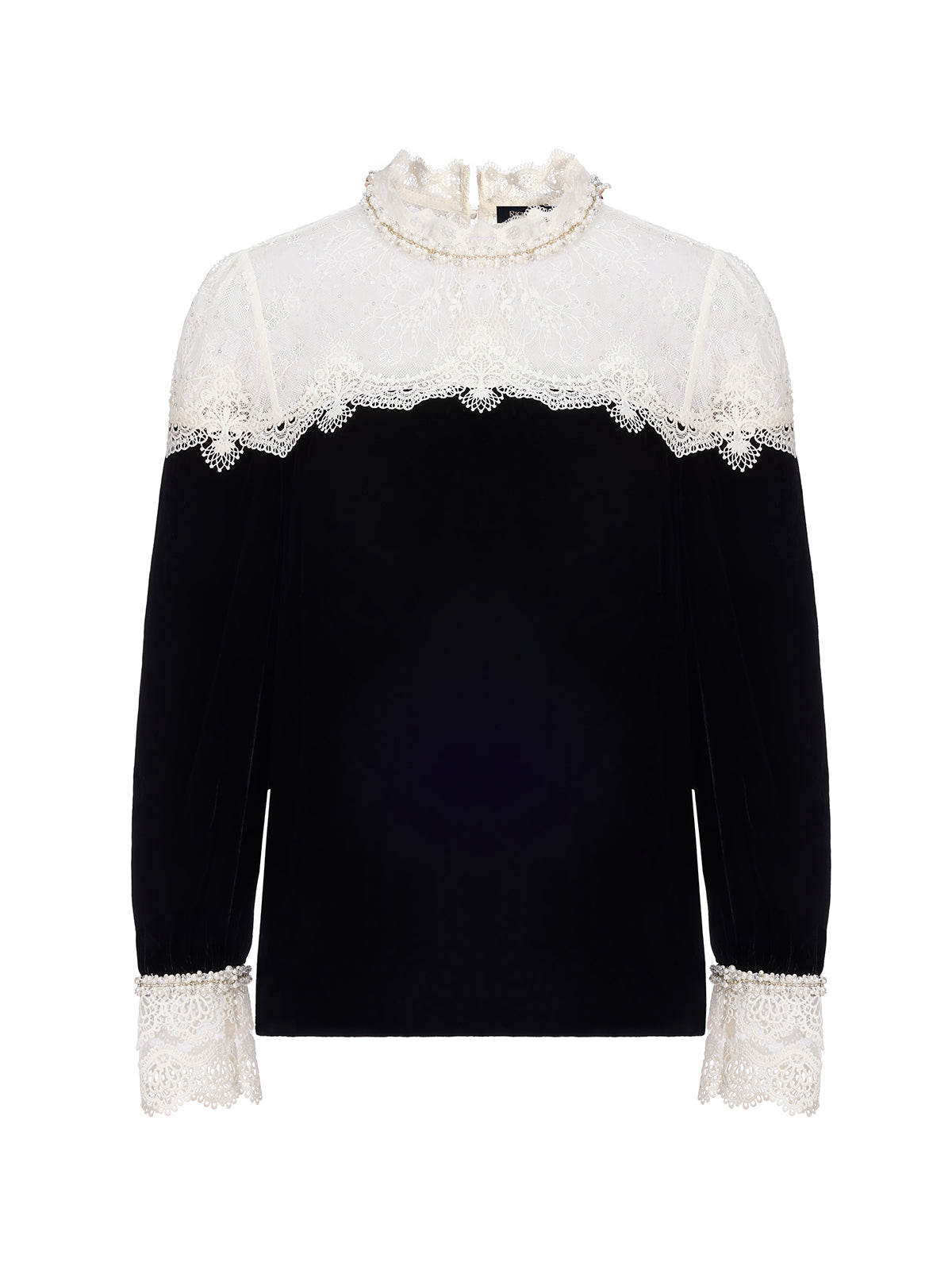 Lace Velvet Luxe Top