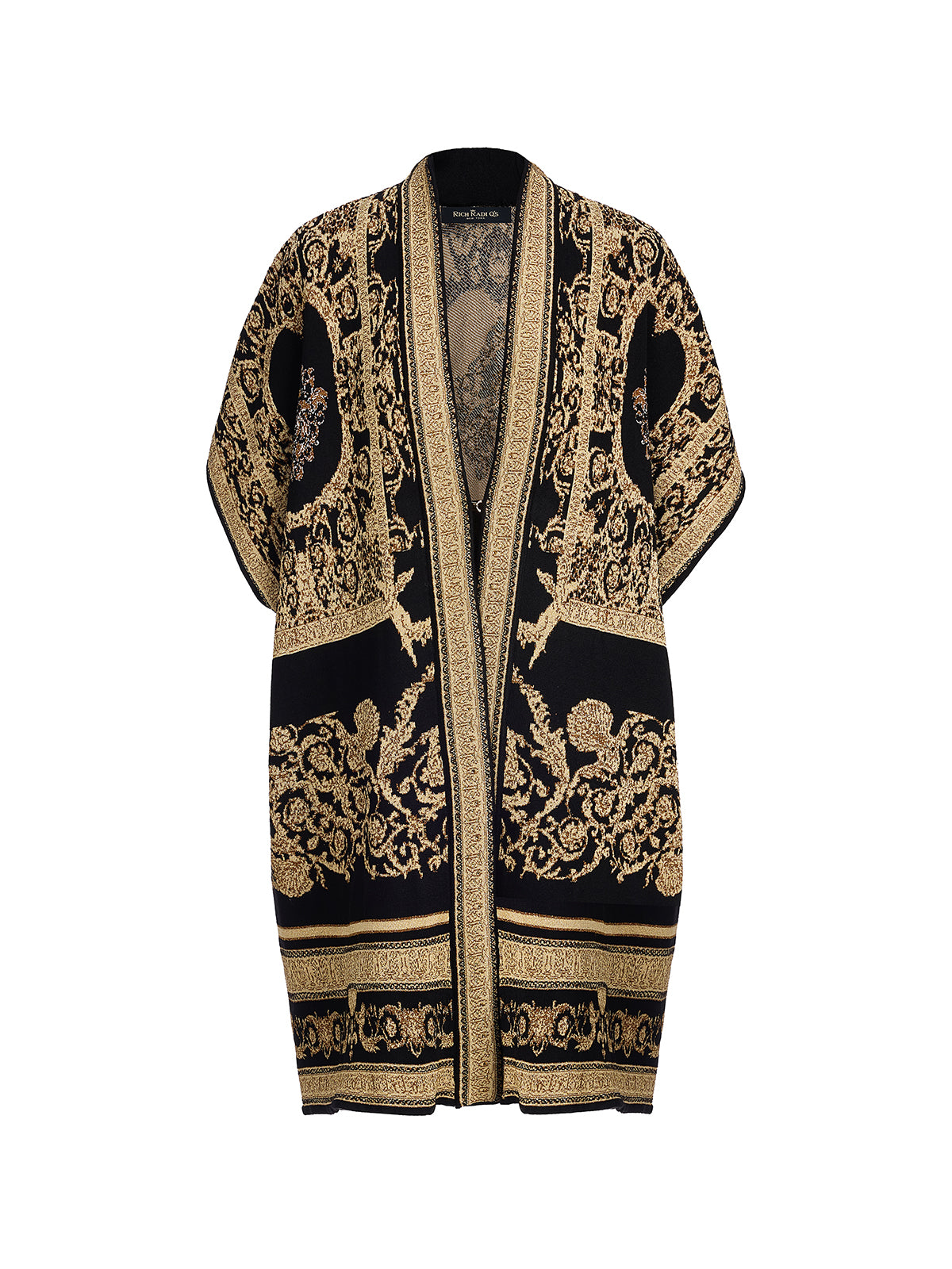 Regal Knit Jacquard Cardigan