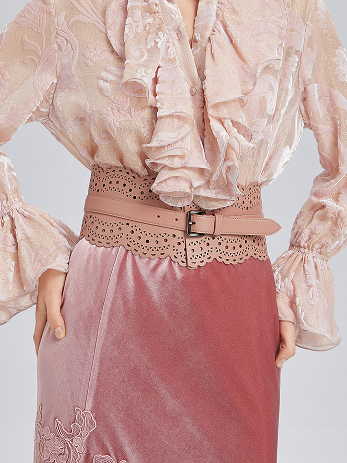 Bohemian Hollow Carved Belt