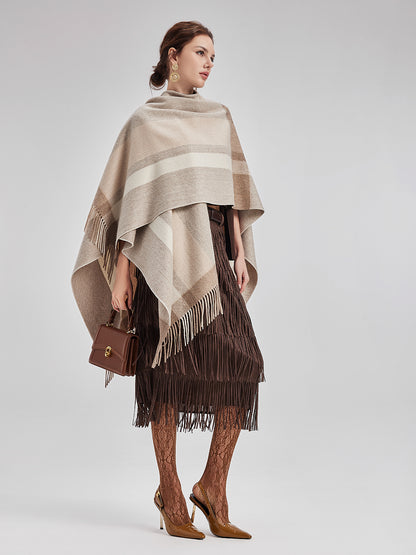 Australian Cashmere Tassel Cape