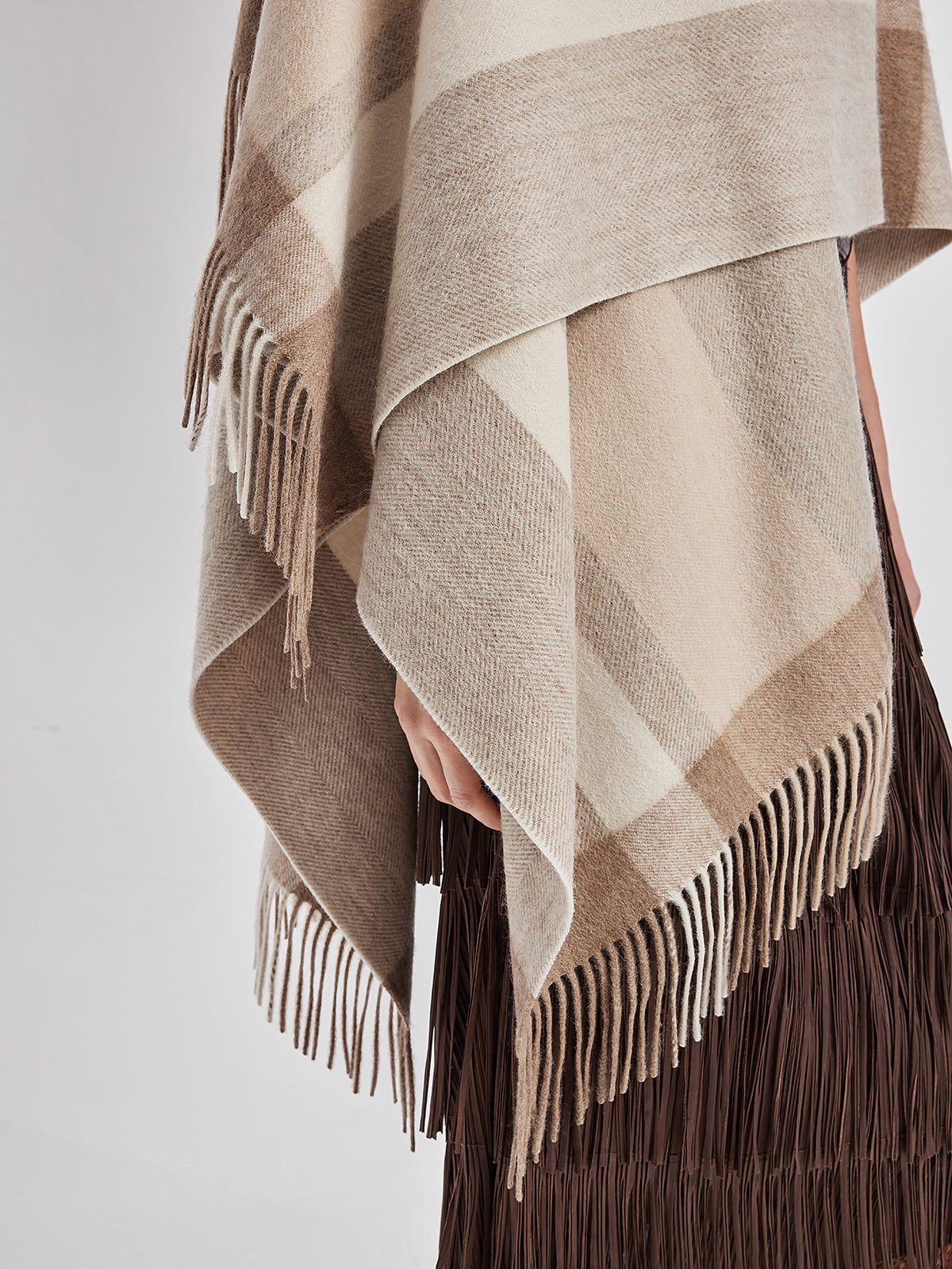 Australian Cashmere Tassel Cape