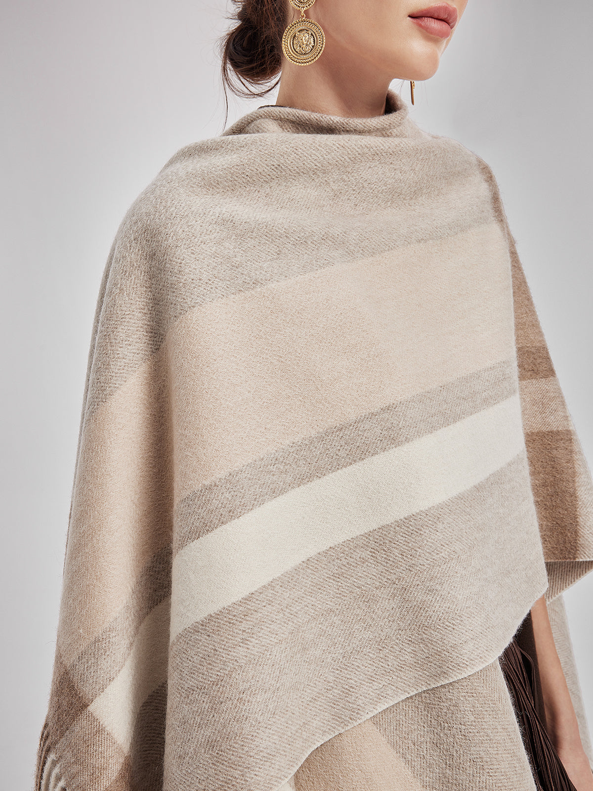 Australian Cashmere Tassel Cape