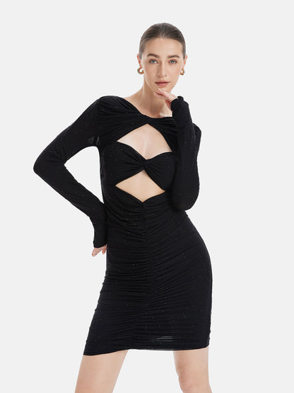 Twist-Knot Cut-Out Dress