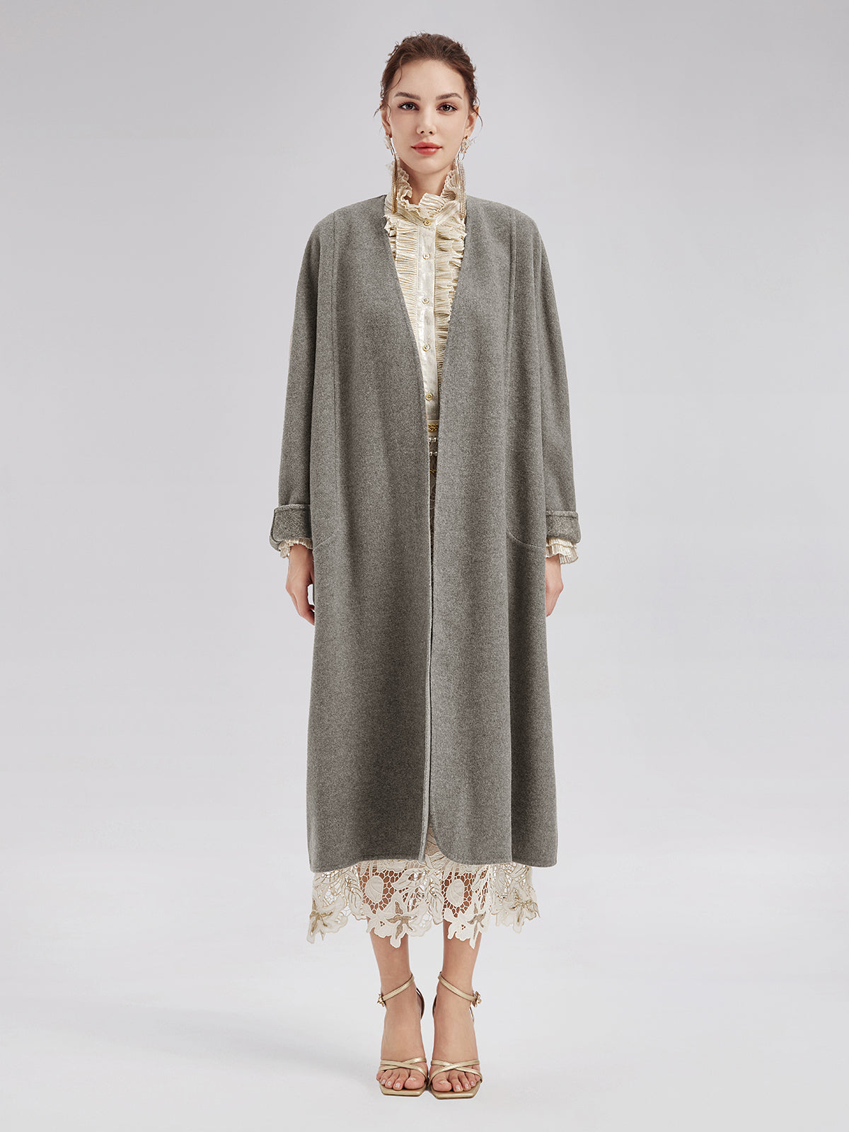 Australian Wool Cocoon Coat