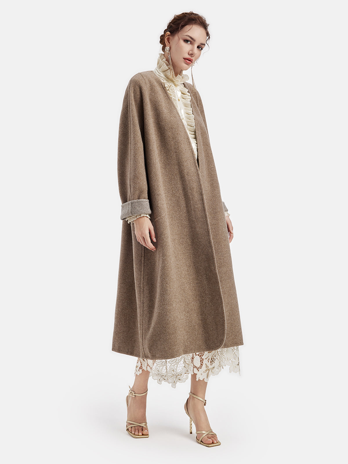 Australian Cashmere Cocoon Coat