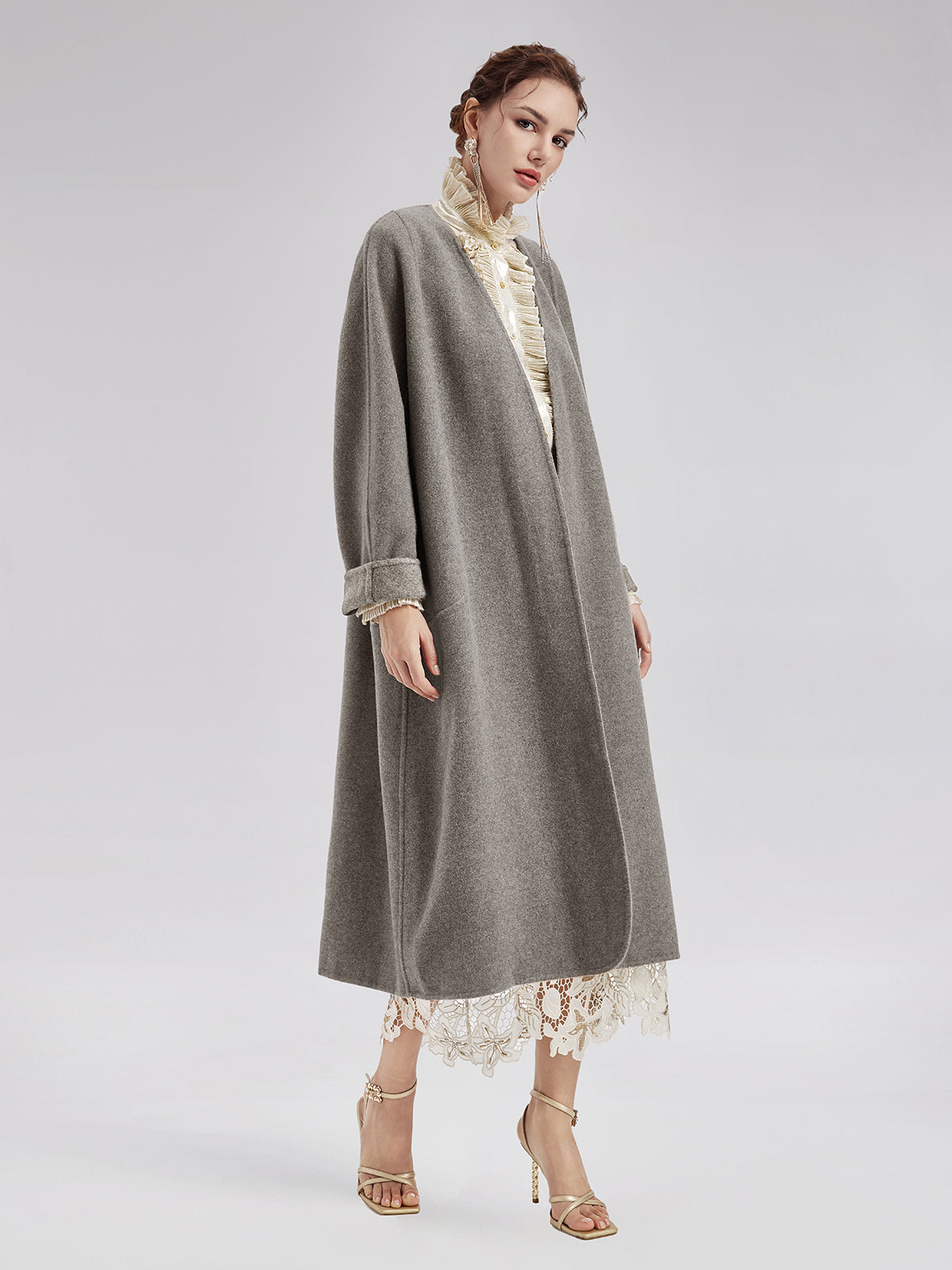 Australian Wool Cocoon Coat