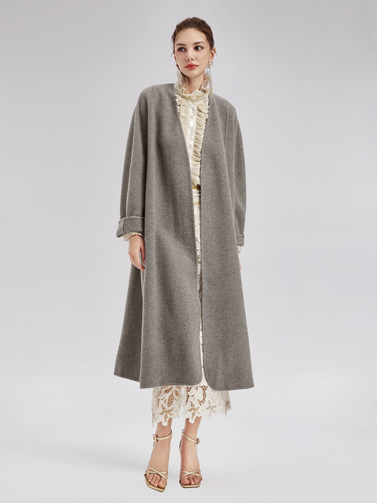 Australian Wool Cocoon Coat