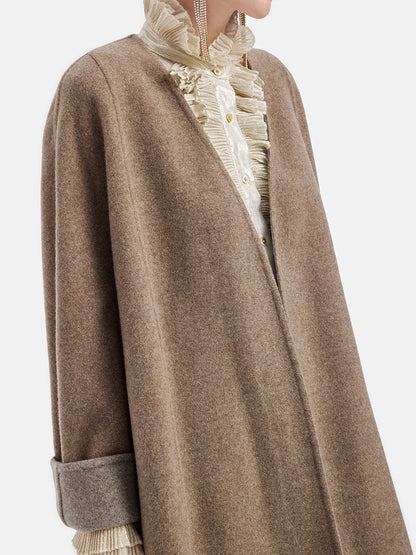 Australian Cashmere Cocoon Coat