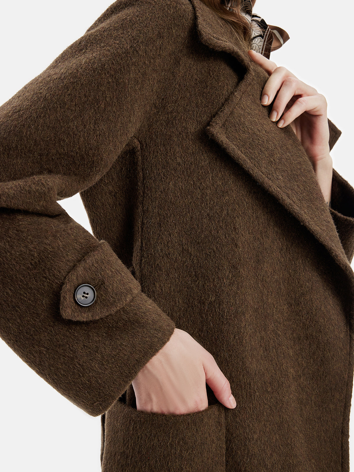 Peruvian Alpaca Wool Lapel Coat