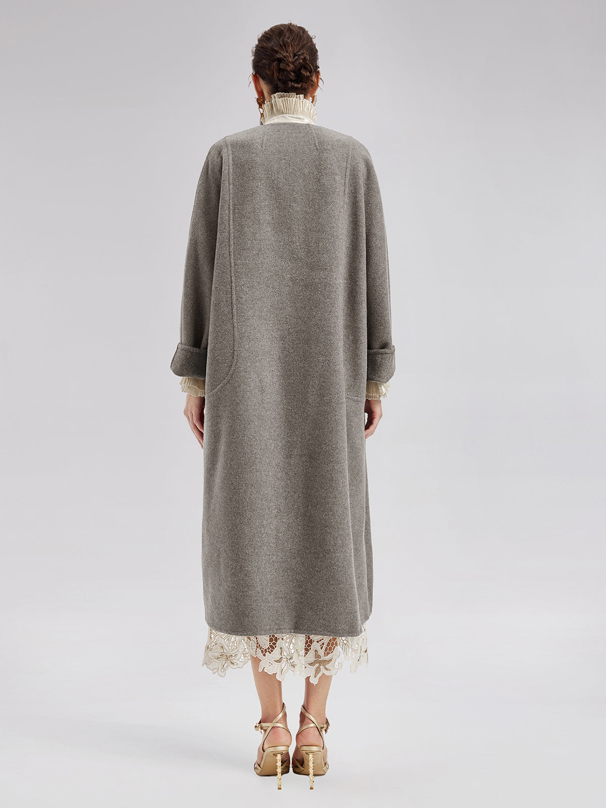 Australian Wool Cocoon Coat