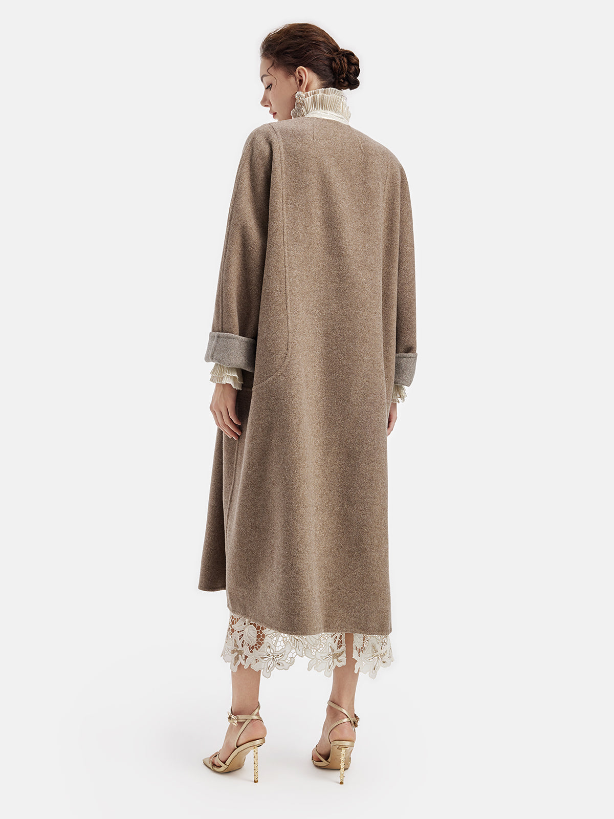 Australian Cashmere Cocoon Coat