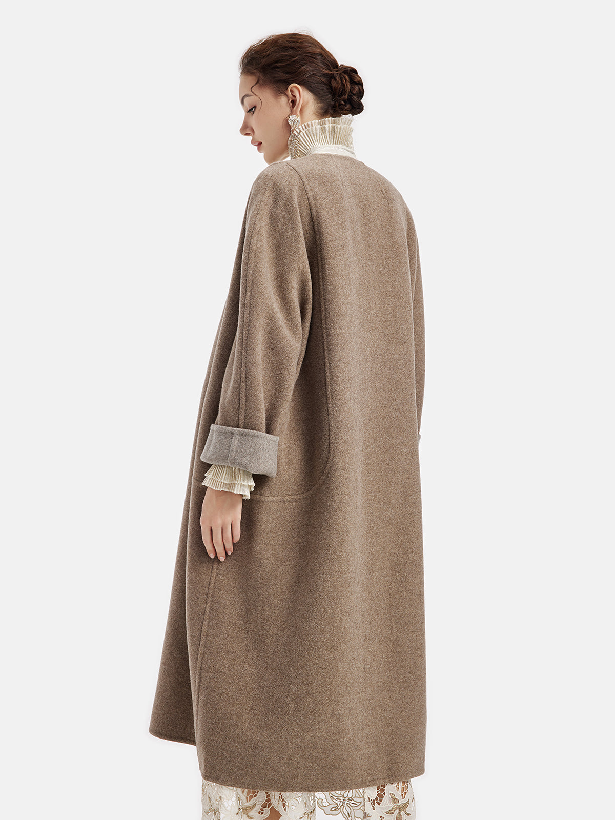 Australian Cashmere Cocoon Coat