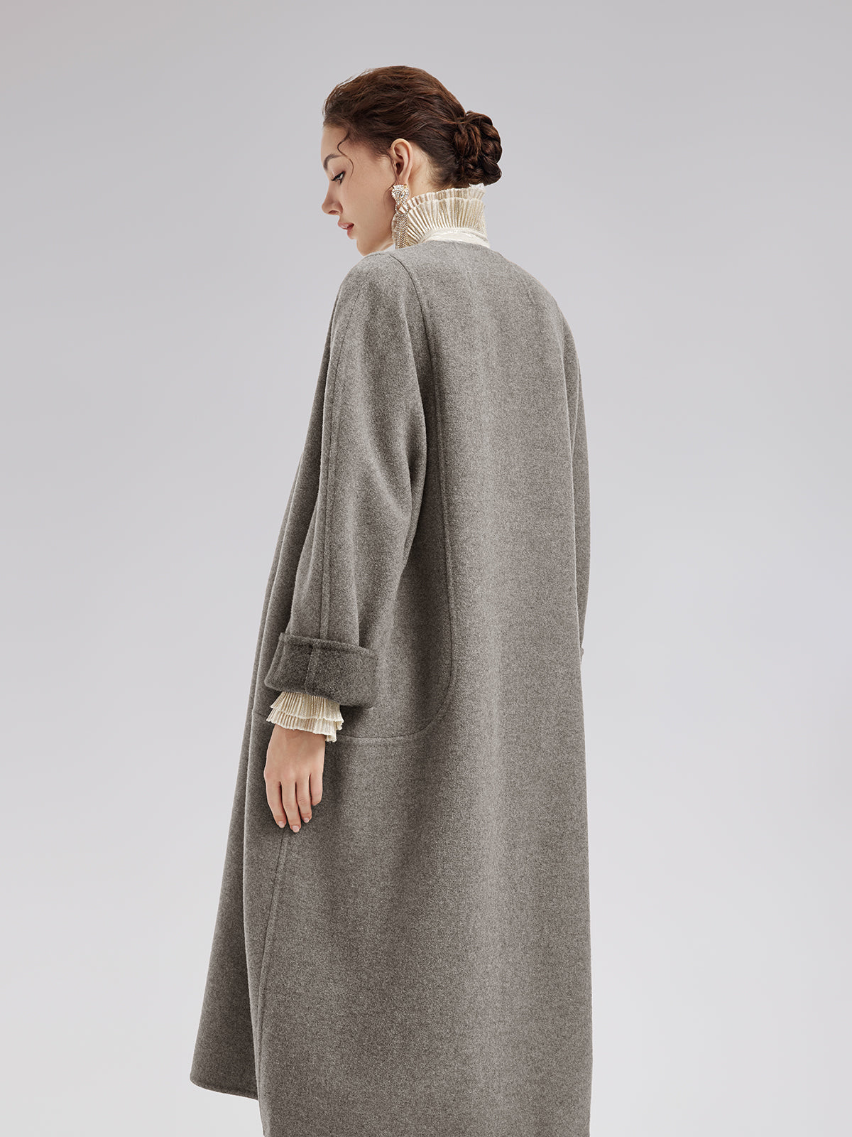 Australian Cashmere Cocoon Coat