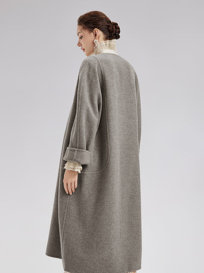 Australian Wool Cocoon Coat