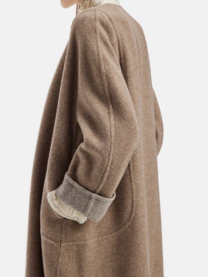 Australian Cashmere Cocoon Coat