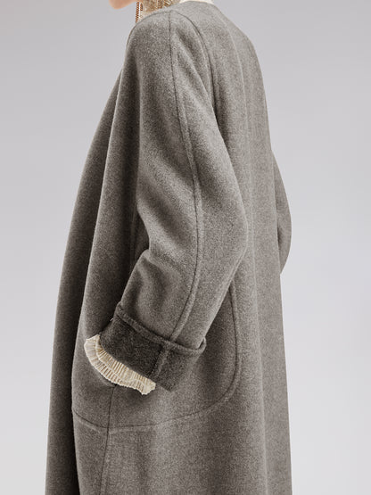 Australian Cashmere Cocoon Coat