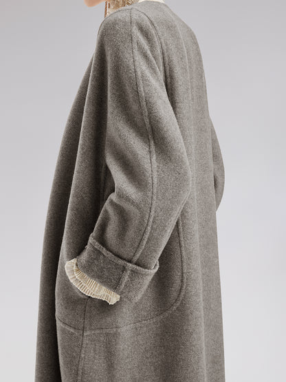 Australian Wool Cocoon Coat