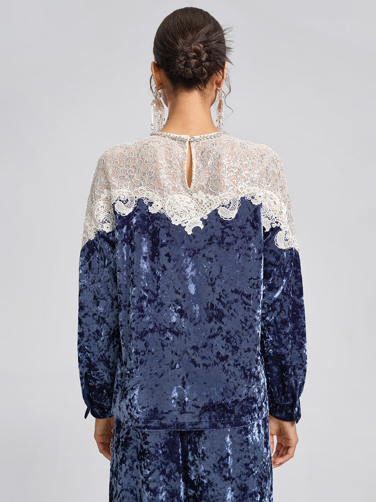 Velvet Vintage Lace Trim Set