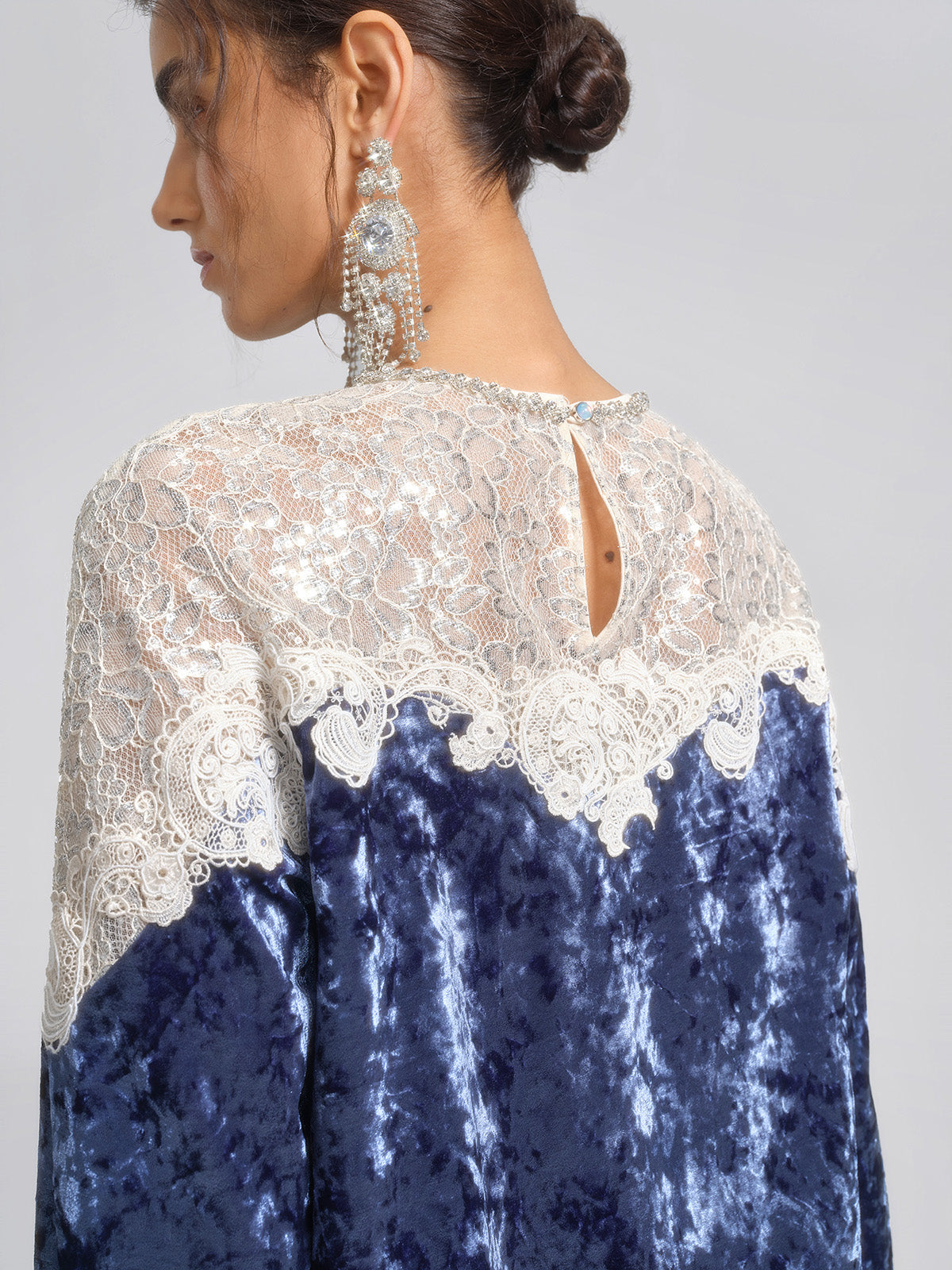 Velvet Vintage Lace Trim Set