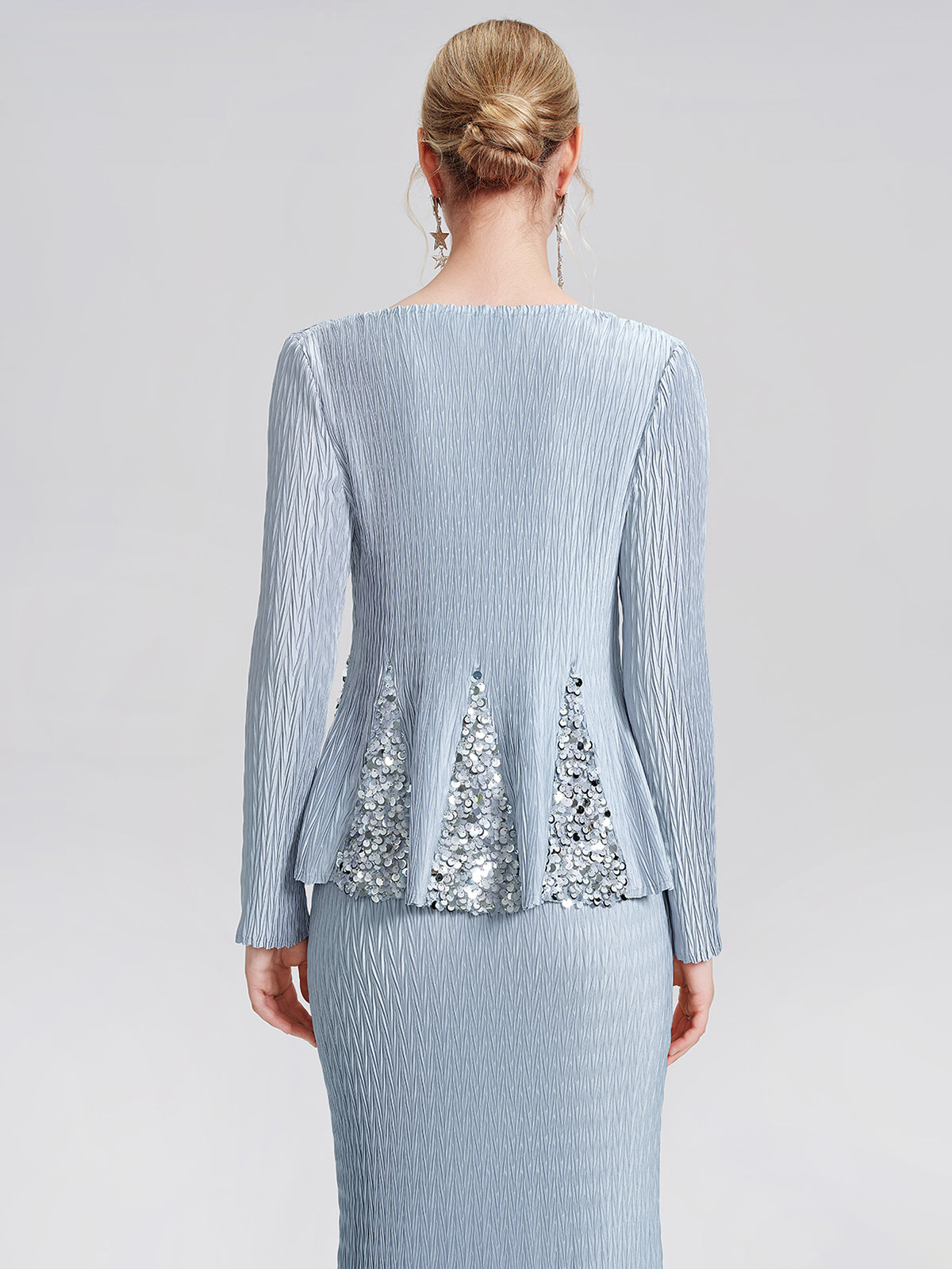 Pleated Sequin Mermaid Set