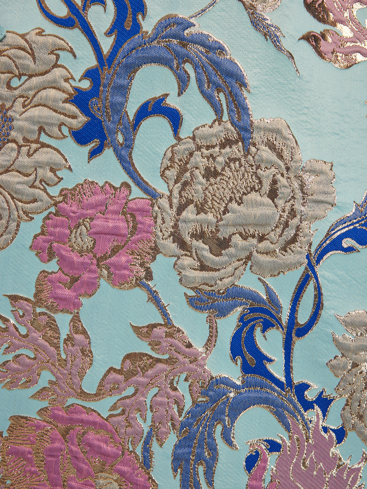 Hand-Set Rhinestone Embellished 3D Floral Jacket