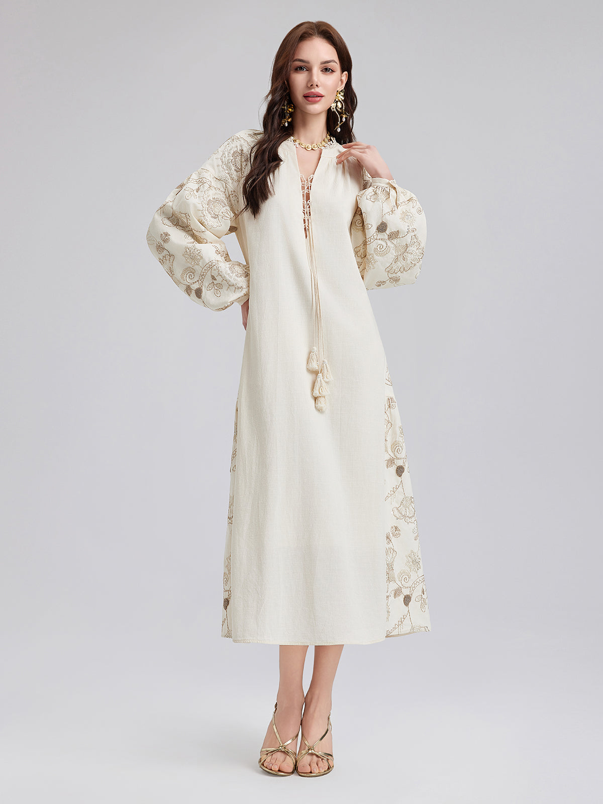 Final Sale | Embellished Resort Dress