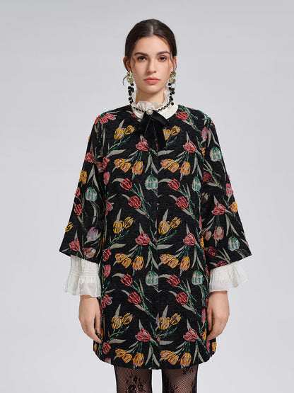 3D Hand-Beaded Statement Jacket