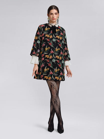 3D Hand-Beaded Statement Jacket