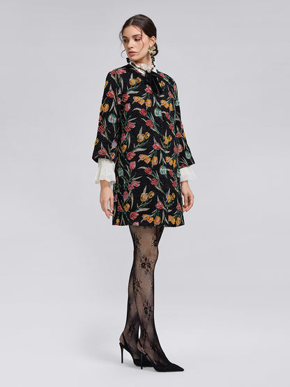 3D Hand-Beaded Statement Jacket