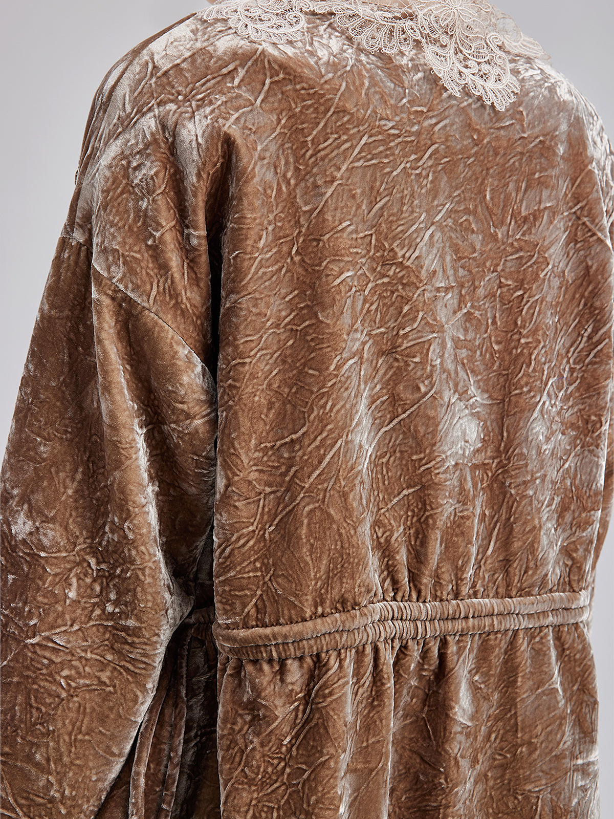 Final Sale | Silk Velvet Tassel Beaded Set