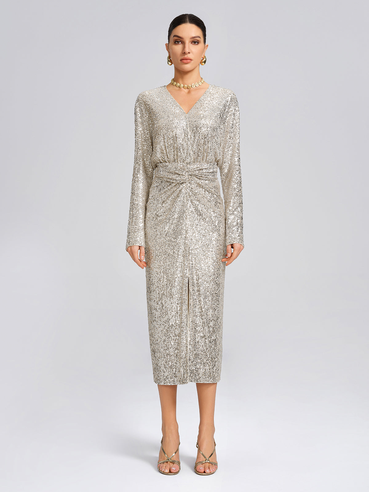 women's sequin party dresses Dazzling Blue Sequin Party Dress For Women