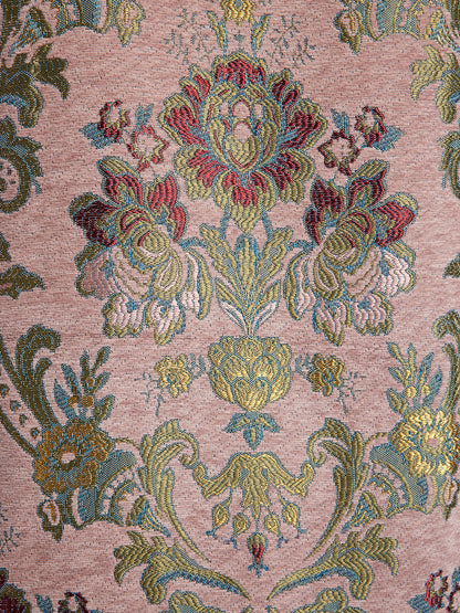 Hand-Beaded Embroidered Silk-Textured Jacket