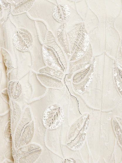 Relief Embroidered Court Jewel Jacket