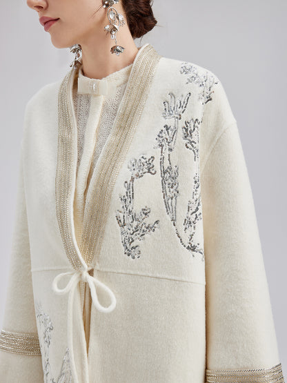 Italian Wool Embroidered Coat