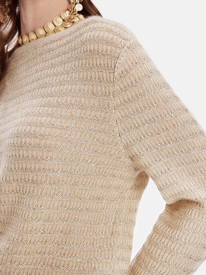 New Zealand Cashmere-Gold Blend Top