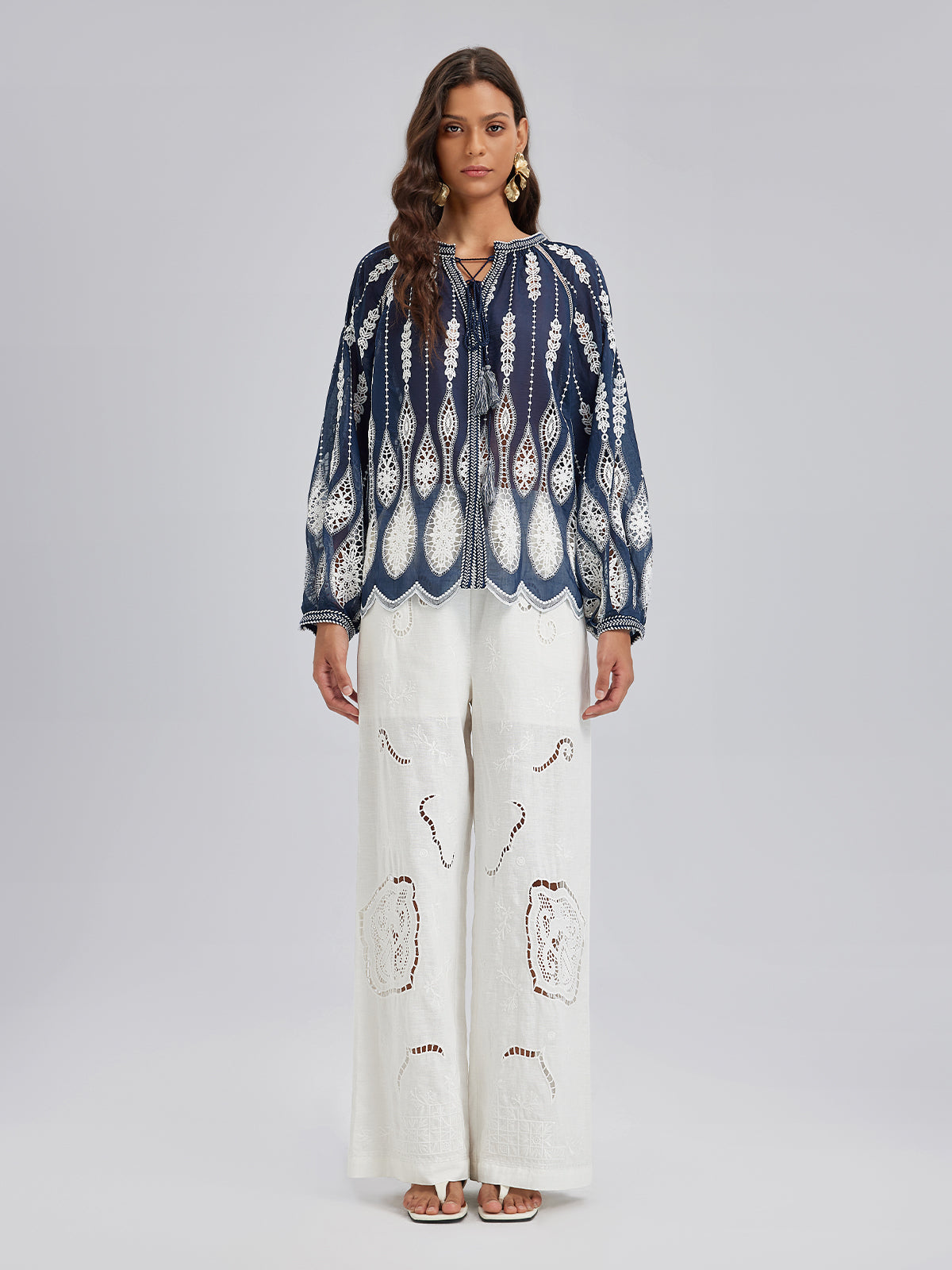 Modern apparel piece with balanced proportions and smooth finish